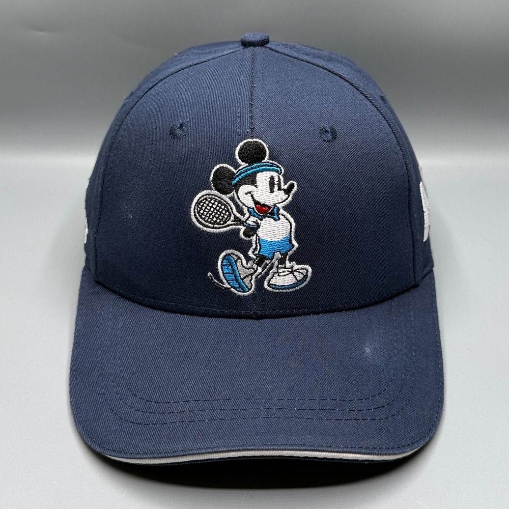 Disney Mickey Mouse Australia Open 2018 Tennis Snapback Hat Blue White Cap Mens